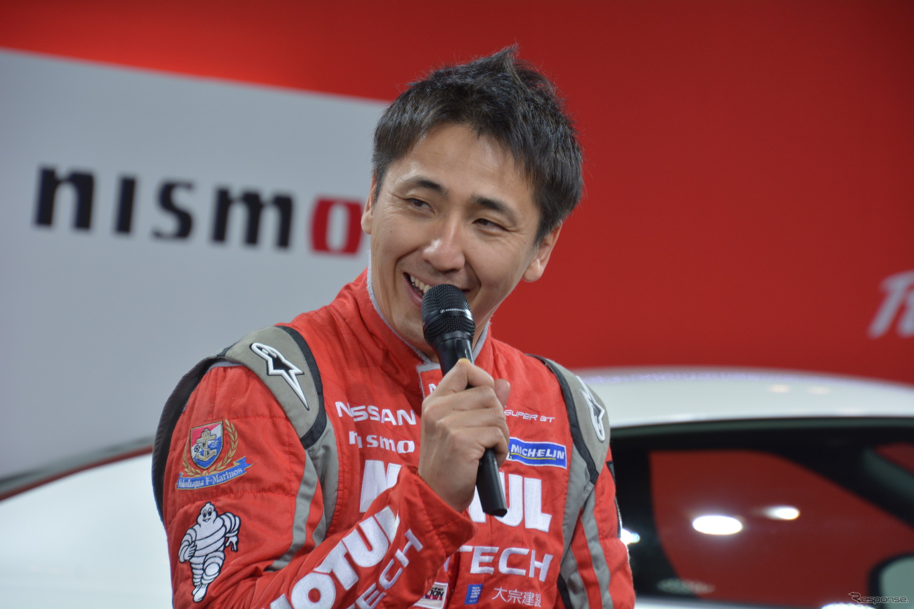 MOTUL AUTECHチーム 松田次生選手（東京オートサロン2015）