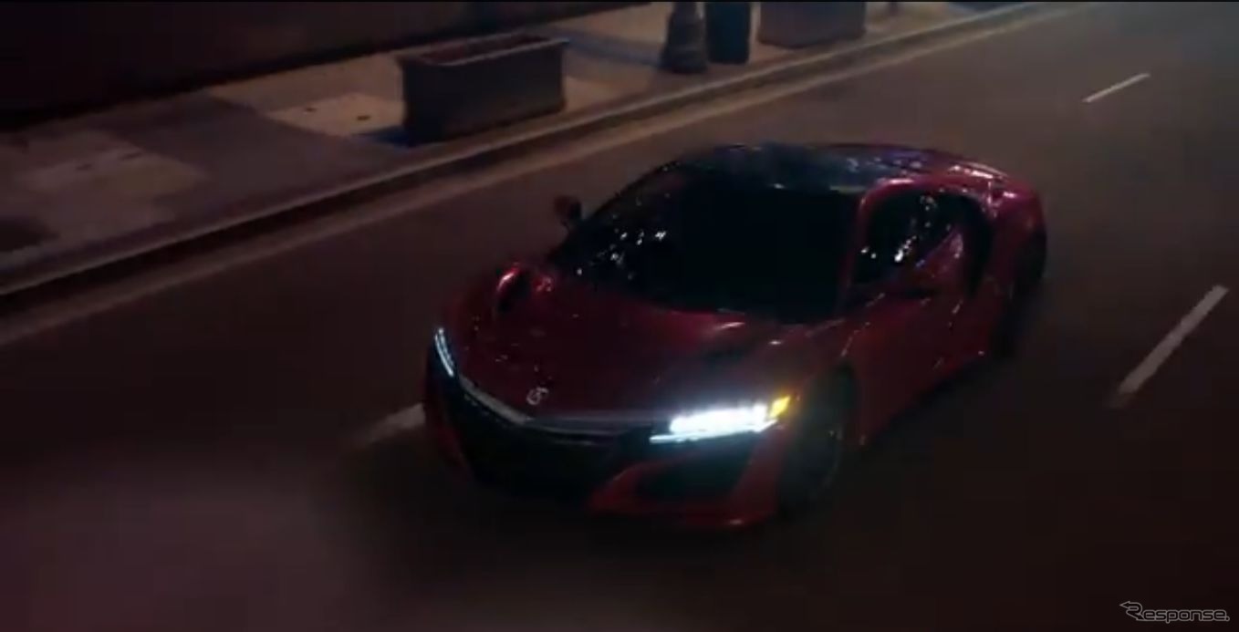 新型アキュラ（ホンダ）NSXの公式映像