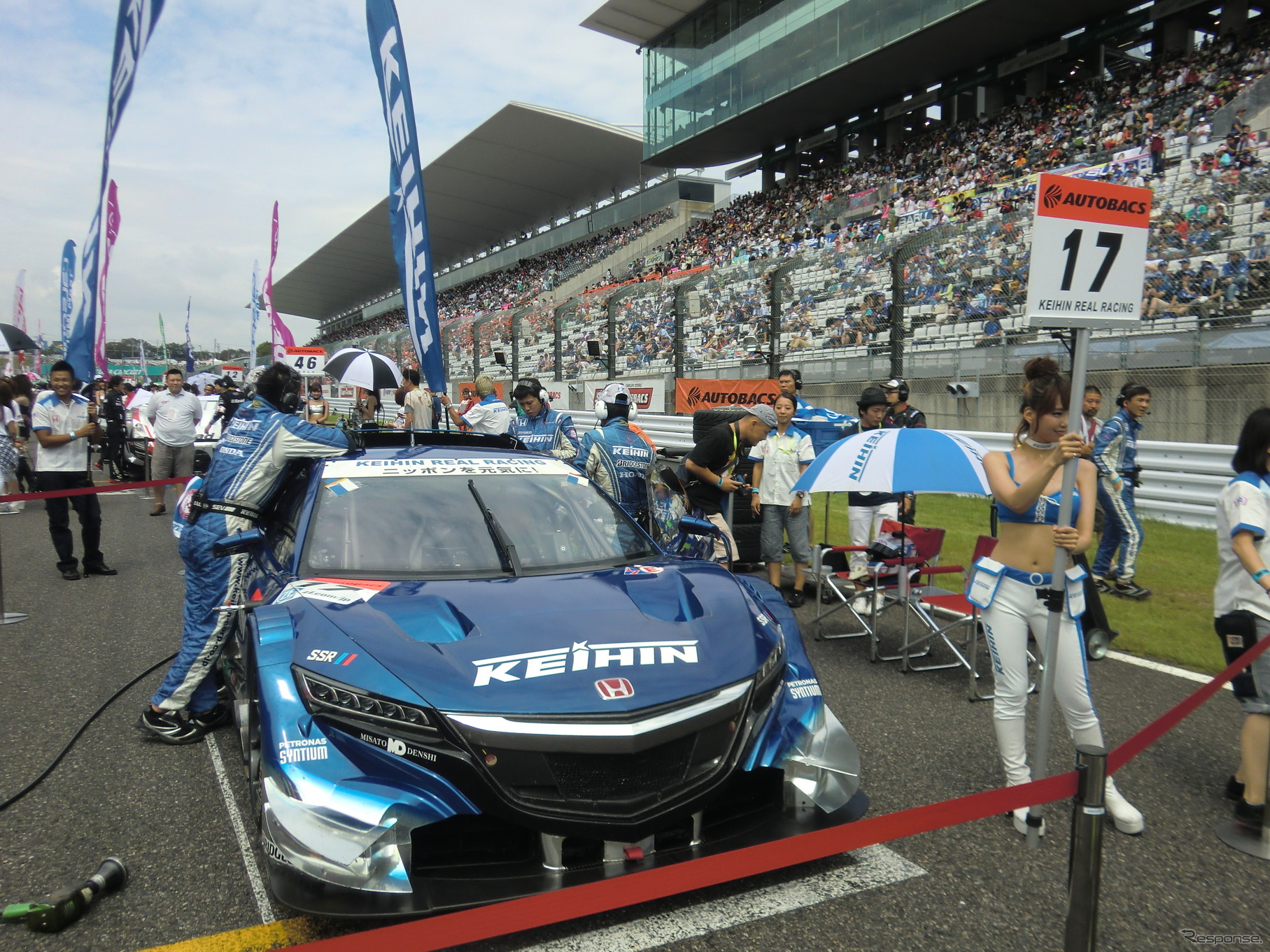 #17 NSX（ 2014年のSUPER GT 第6戦 GT500クラス 決勝 鈴鹿サーキット）