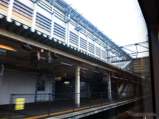 北陸新幹線の準備がすすむ富山駅。2月1日に新幹線駅の見学会が行われる。