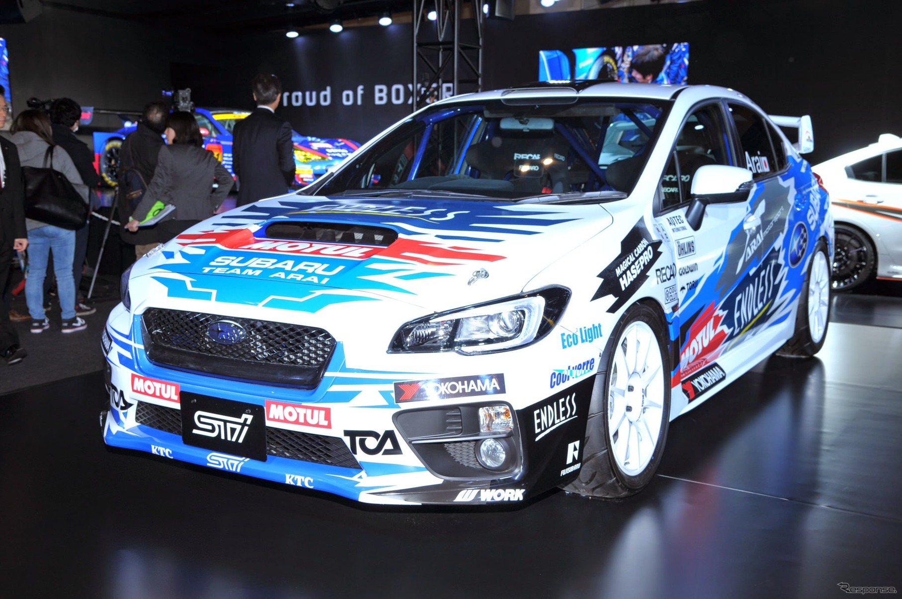 スバル WRX STI 全日本ラリー参戦予定車（東京オートサロン15）