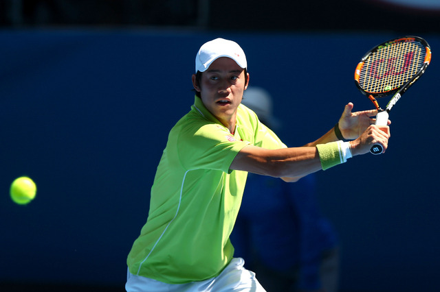 錦織圭（2015年1月22日）（c）Getty Images