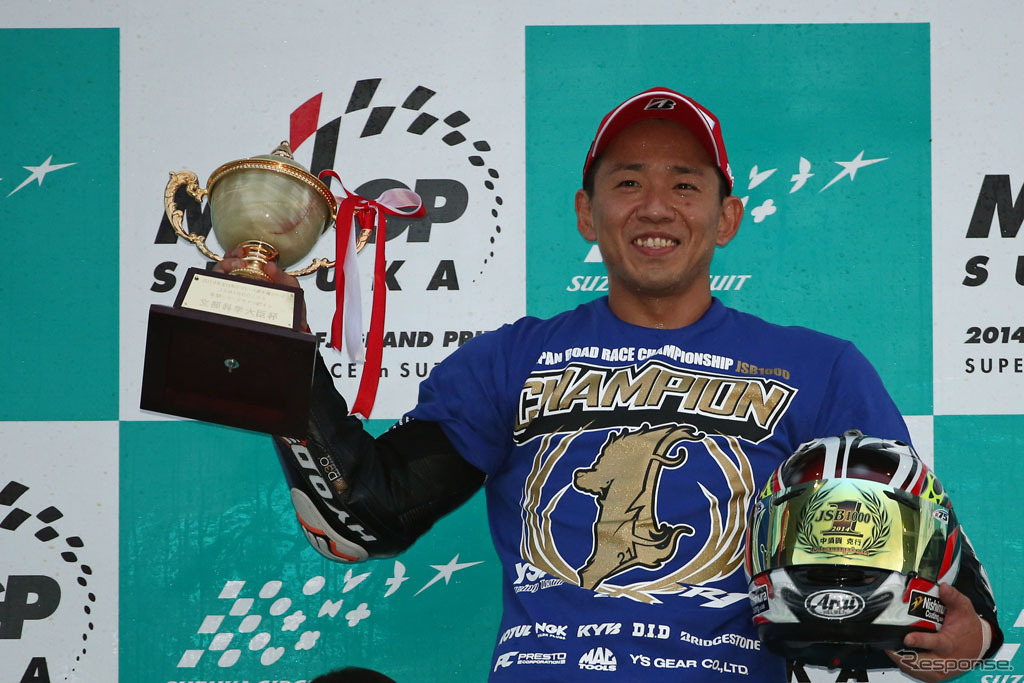2014年モータースポーツ顕彰　中須賀克行