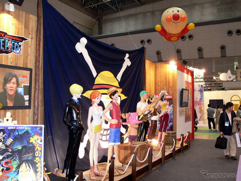東京国際アニメフェア開幕、おなじみのキャラクターが数多く展示