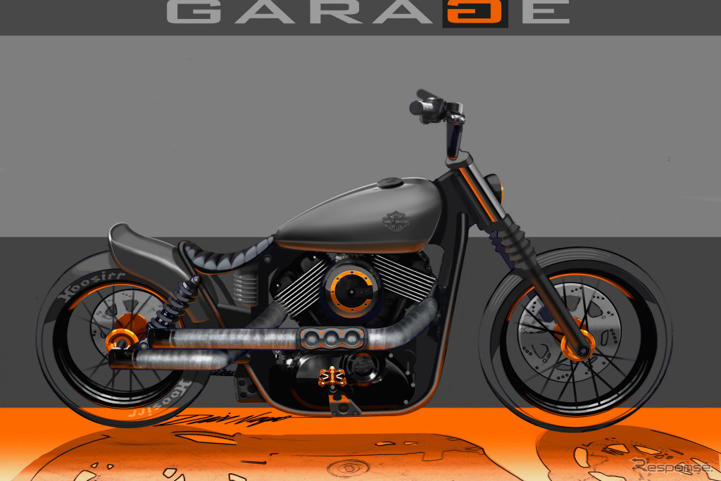 ハーレーダビッドソン ストリート750 カスタムコンセプト「GARAGE」（ミラノショー2013）