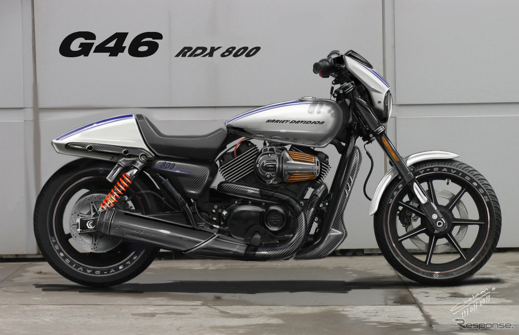 ハーレーダビッドソン ストリート750 カスタムコンセプト「RDX800」（ミラノショー2013）
