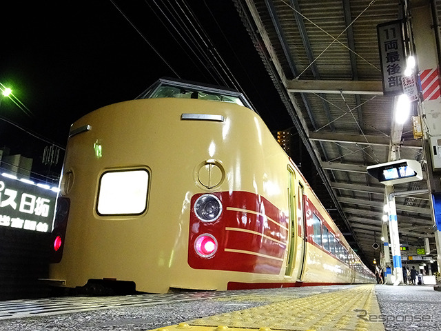 運行日のうち3月7日は旧国鉄色の189系で運転される。