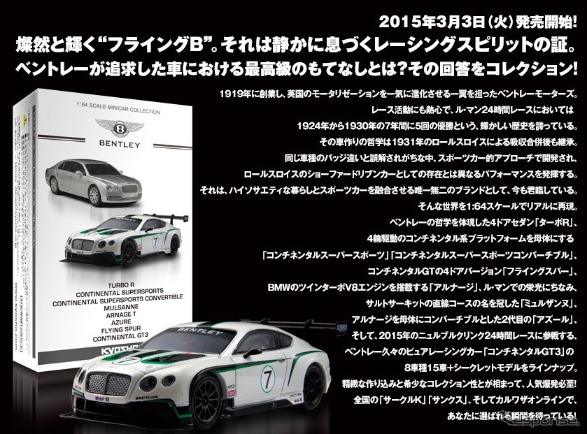 ベントレー ミニカーコレクション