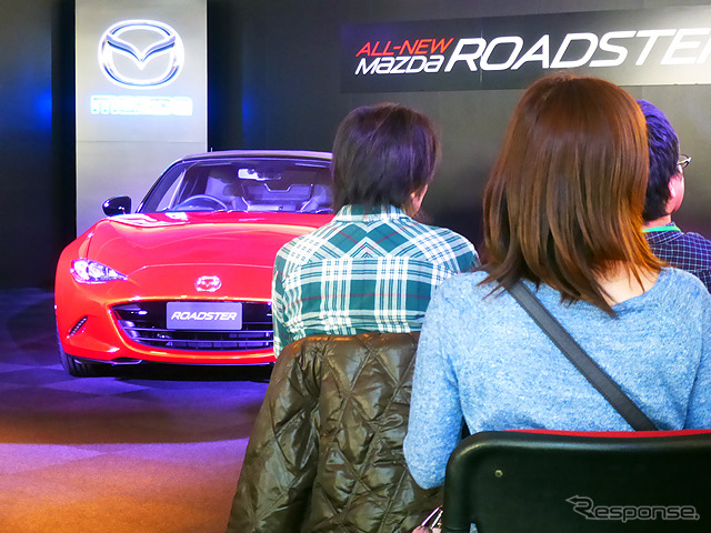 マツダR&Dセンターで実施された新型ロードスター「THANKS DAY in JAPAN 2nd」（2月11日）