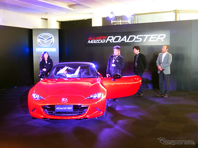 マツダR&Dセンターで実施された新型ロードスター「THANKS DAY in JAPAN 2nd」（2月11日）