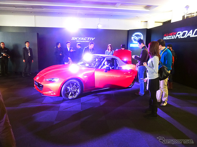 マツダR&Dセンターで実施された新型ロードスター「THANKS DAY in JAPAN 2nd」（2月11日）