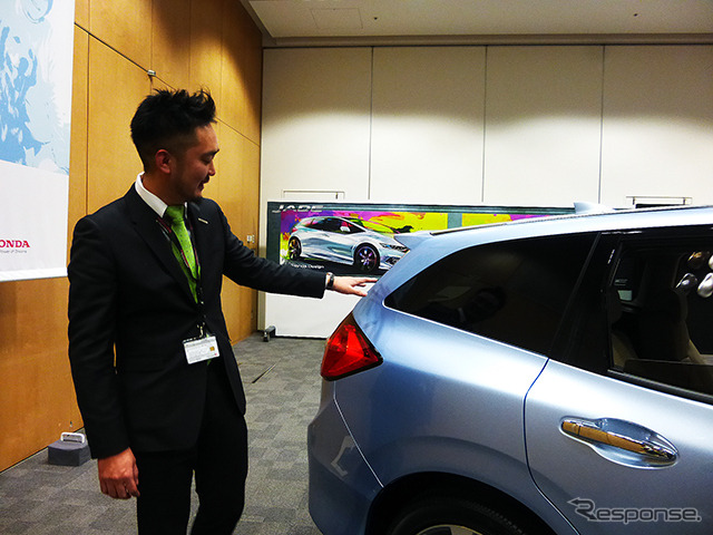 エクステリアデザインを担当した本田技術研究所四輪R&Dセンター・デザイン室の中山良氏