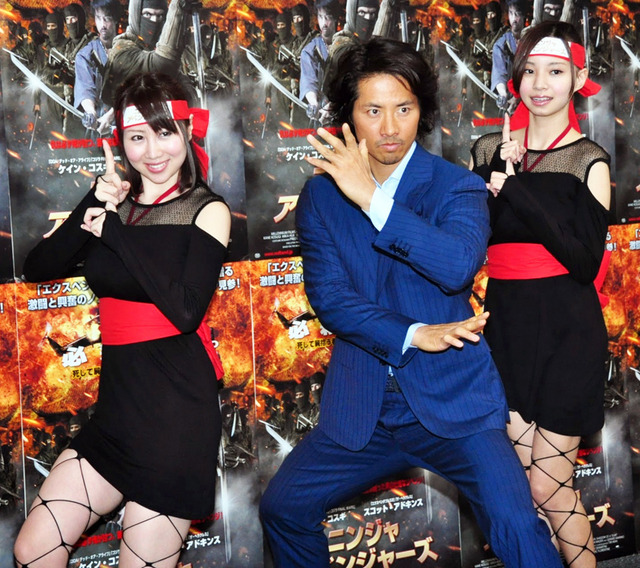 ケイン・コスギ＆吉田早希＆川井優沙／映画『ニンジャ・アベンジャーズ』来日会見