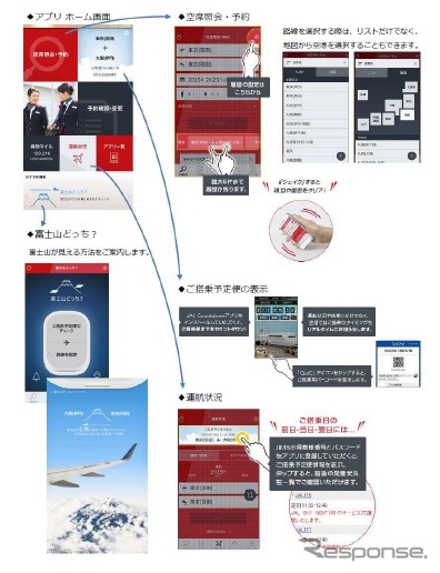 JALの国内線アプリを全面リニューアル