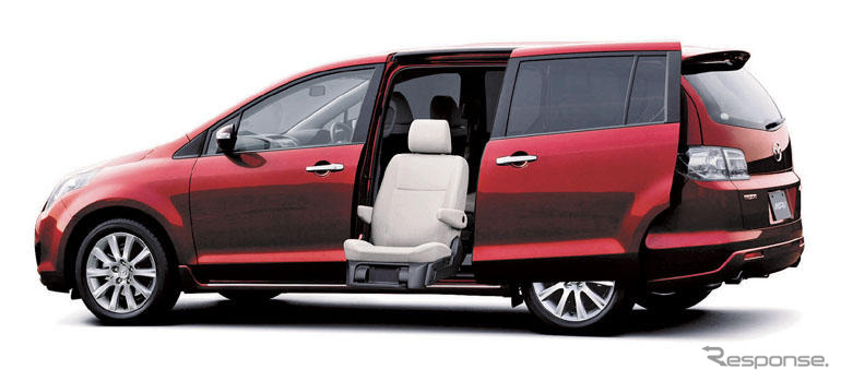【バリアフリー06】マツダ、MPV の助手席／セカンドリフトアップ仕様を出品