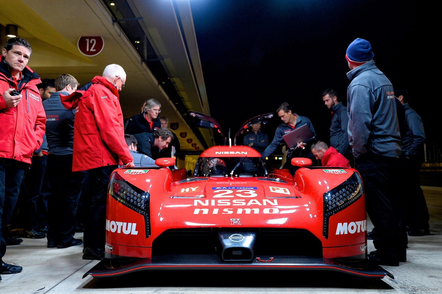 今季注目のLMP1マシン「Nissan GT-R LM NISMO」。