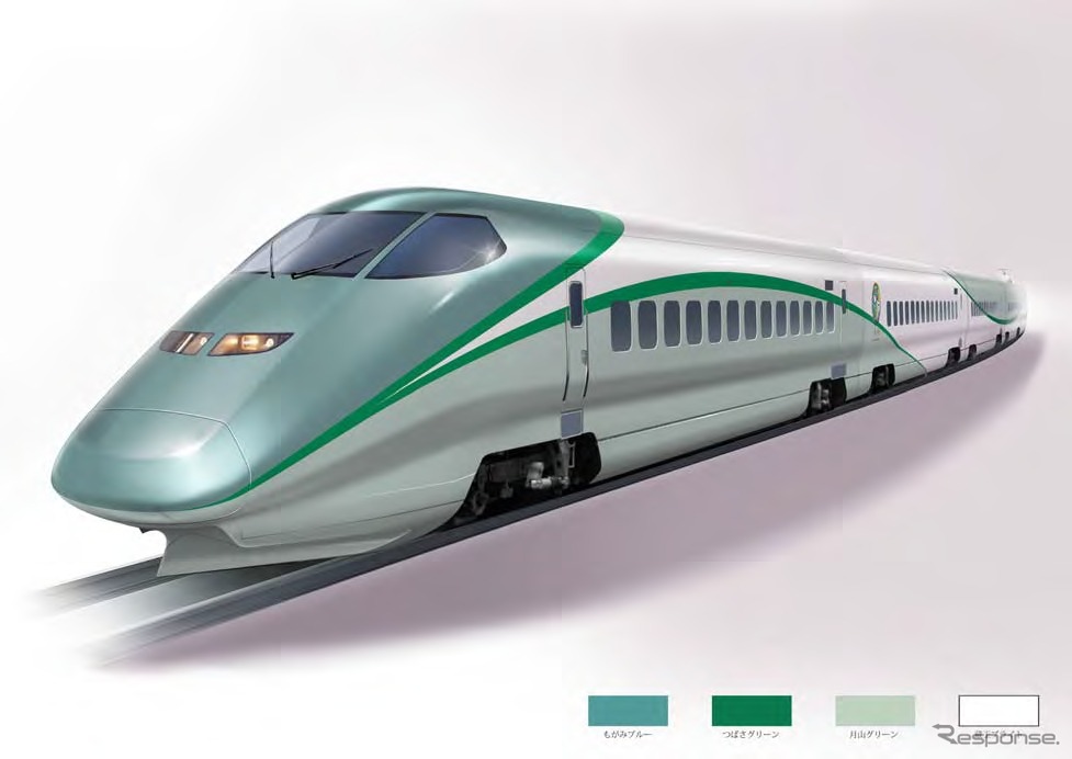 「GENBI SHINKANSEN」は昨年7月から運行を開始した山形新幹線「とれいゆ」（画像）と同様、E3系を改造する。