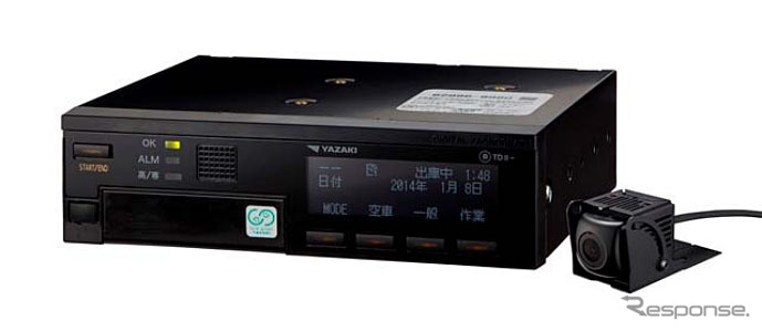矢崎エナジーシステムのドライブレコーダー一体型デジタルタコグラフ「DTG7」