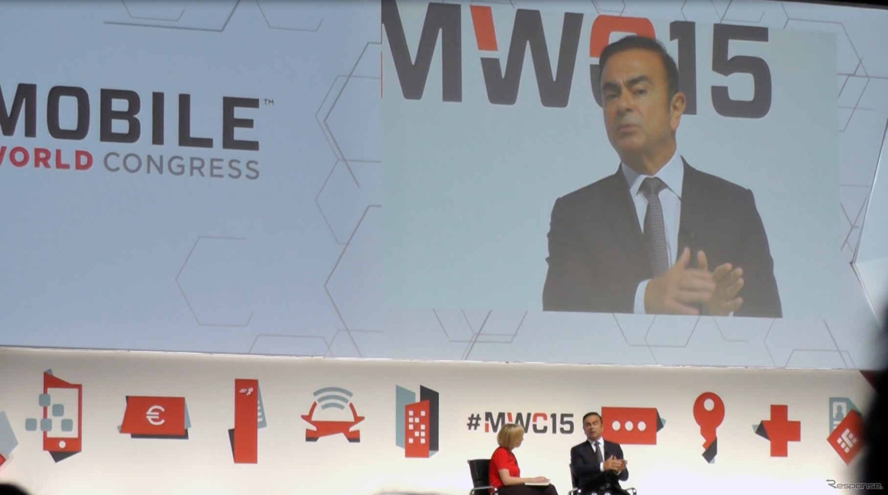 【MWC 2015】キーノート：カルロス・ゴーン氏