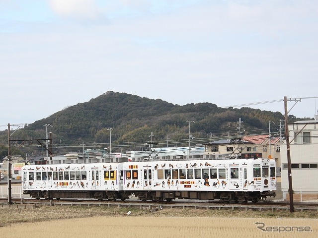 「たま電車」「おもちゃ電車」「いちご電車」は、休日の運用を増やすなどの改善を図る。写真は「たま電車」。