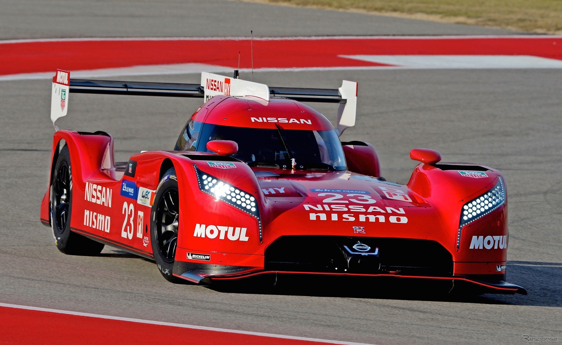 今季の日産/ニスモのLMP1クラスマシン「Nissan GT-R LM NISMO」。