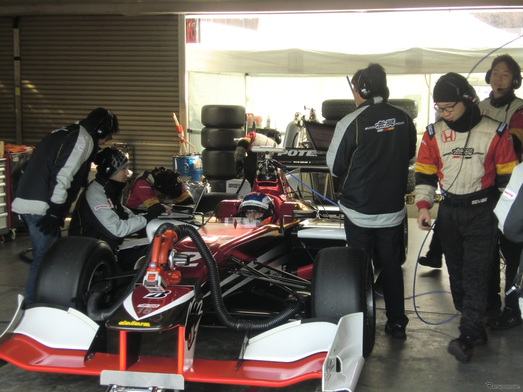 ライマーは昨年12月のSF岡山テストでチーム無限のマシンをドライブしていた。