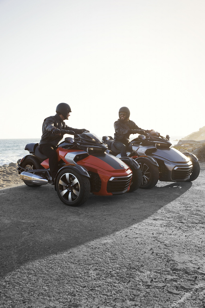 【Can-Am Spyder F3/-S 発表】乗車スタイルをカスタマイズ、世界初の「UFIT システム」