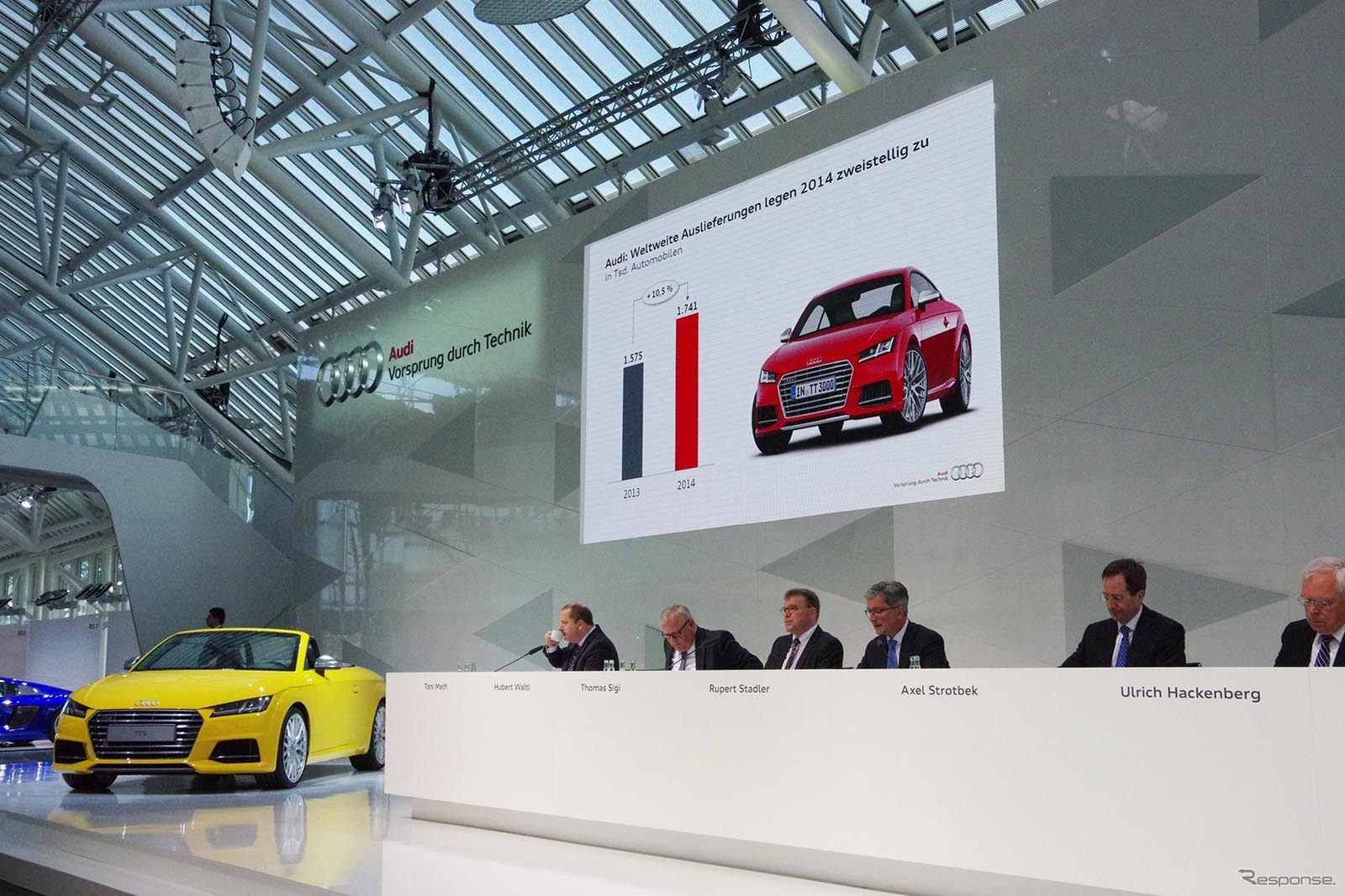 アウディ2014年次報告会