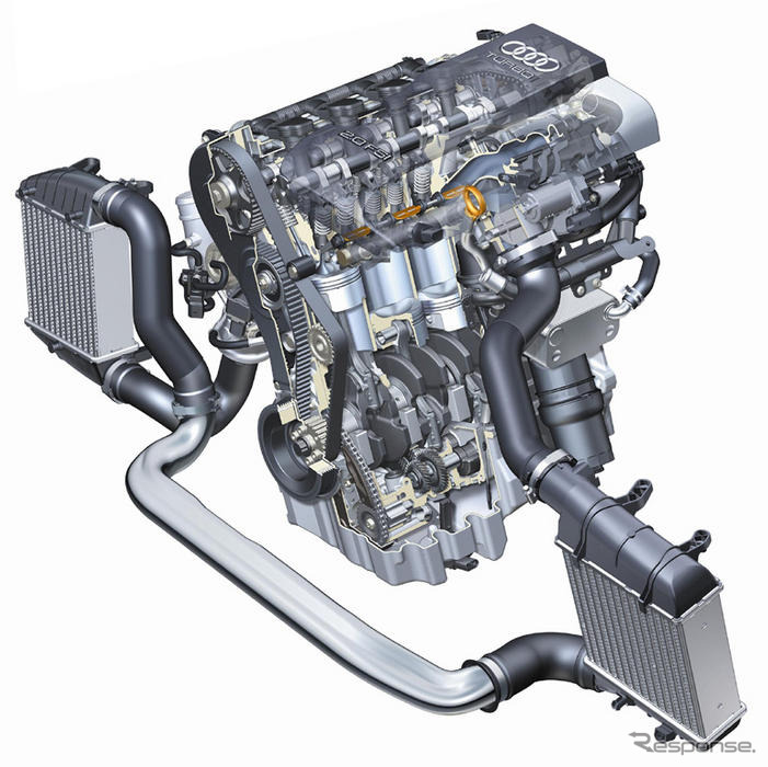 アウディ2.0TFSI エンジン、「Engine of the Year」2年連続受賞