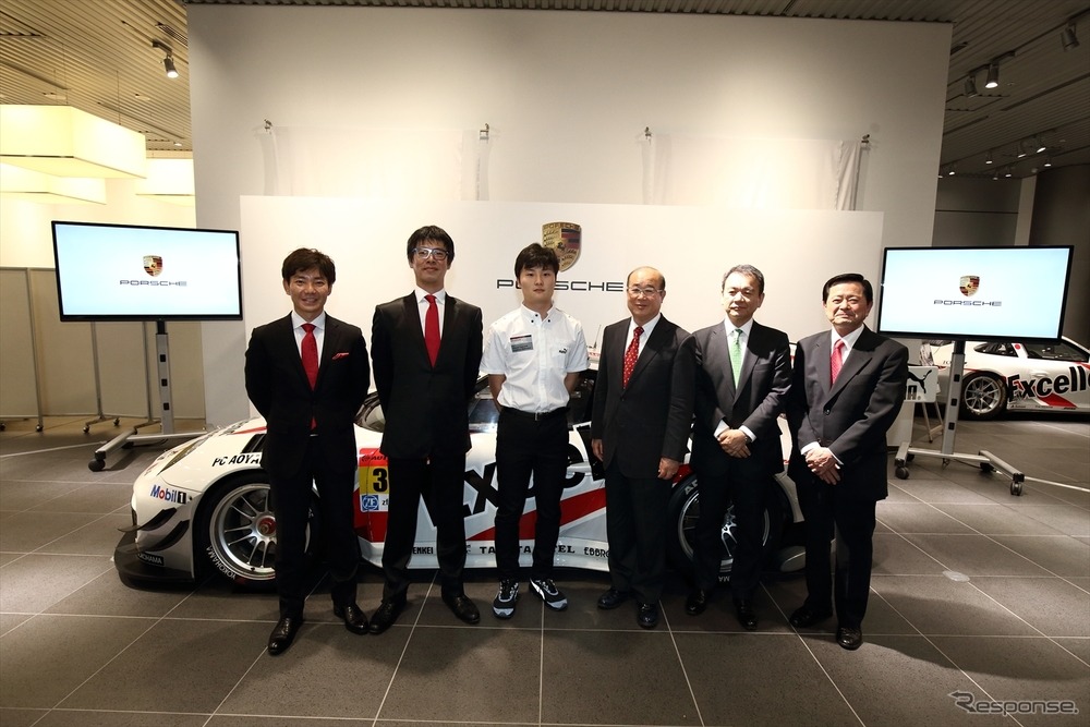 ポルシェ チームKTR、SUPER GT 参戦発表会