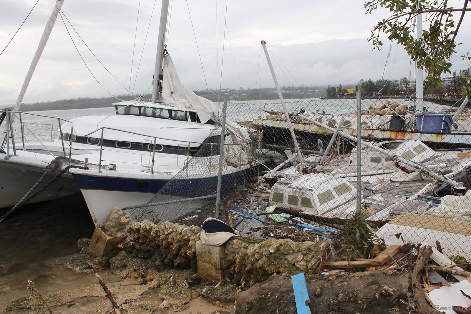 サイクロン・パムにより被害を受けた地域