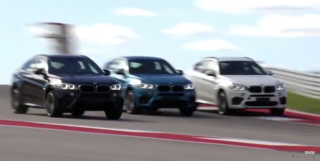 BMW X6 M 新型をDTMドライバーがテスト（動画キャプチャ）