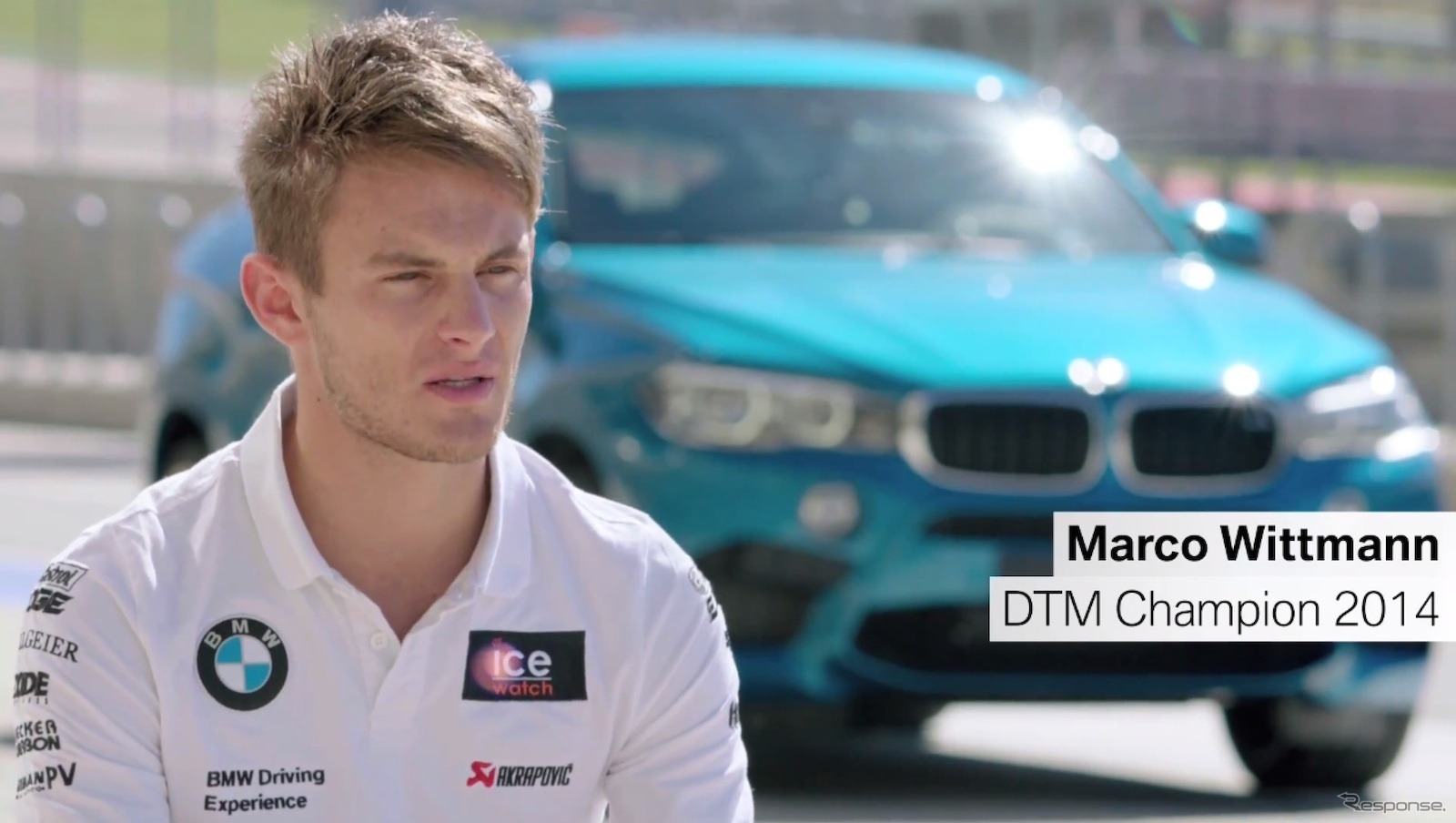 BMW X6 M 新型をDTMドライバーがテスト（動画キャプチャ）