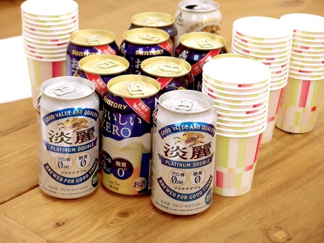 ゼロ・ゼロ発泡酒飲み比べ