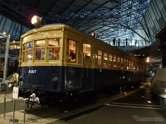 既存の展示車両も展示位置を一部変更する。写真は展示位置を変更する気動車のキハ41307。