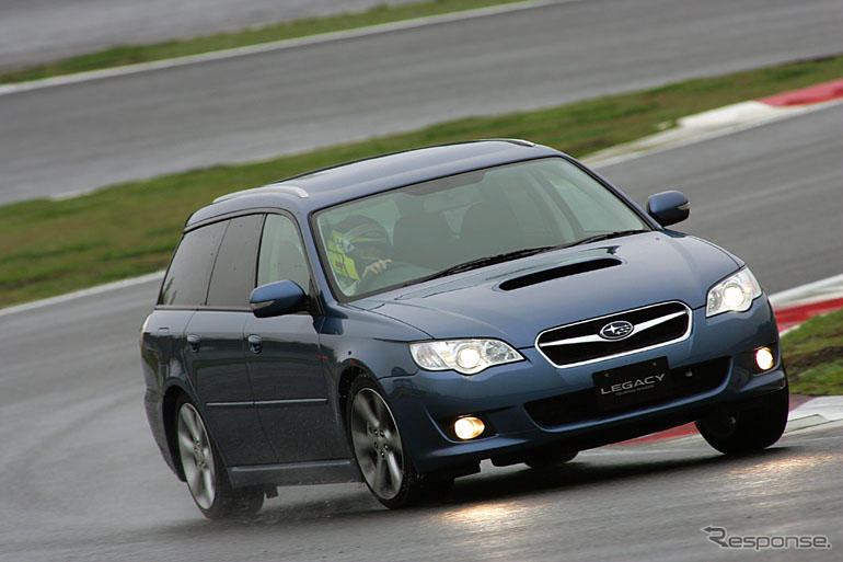 【スバル レガシィ 改良新型】サーキット試乗…カタログに現れない