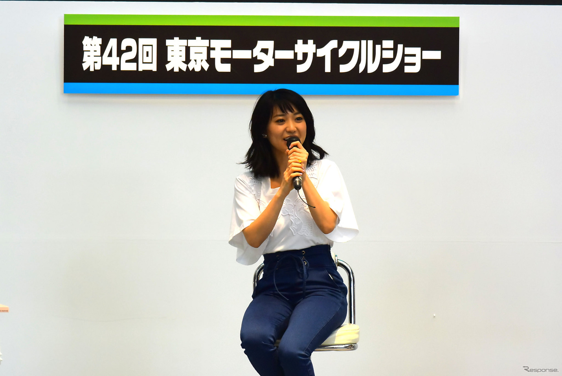 大島優子さん（東京モーターサイクルショー15）