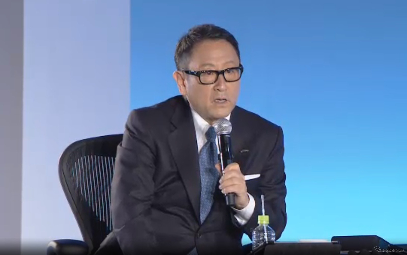 トヨタ豊田章男社長（トヨタ Investors Meeting 2015 中継より）