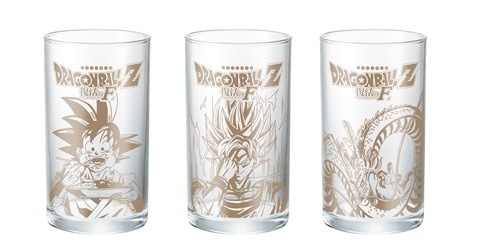 オリジナル 冷感グラス３個セット　(C)バードスタジオ／集英社　(C)「2015 ドラゴンボールＺ」製作委員会