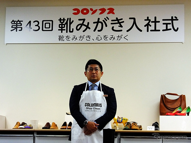 同社代表取締役社長の服部達人氏は入社式で「2015年度の提言は、『温和丁寧（おんわていねい）』。多くの人がかかわる商品づくりのなかで、『自分が相手に何をしてあげられるのか』を考えて、行動できる社員になってほしい」と新人たちに伝えた