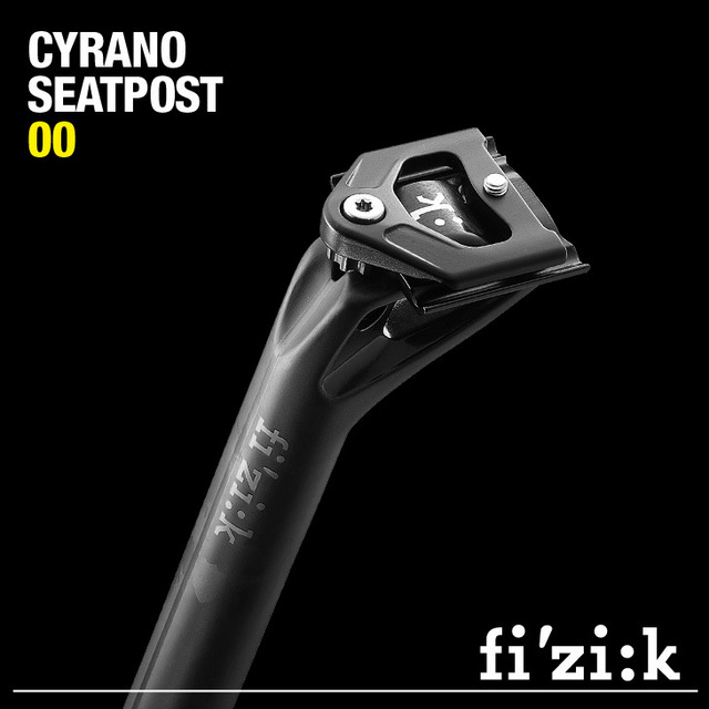 フィジーク、コクピット・シリーズに軽量フルカーボンシートポスト「CYRANO 00」