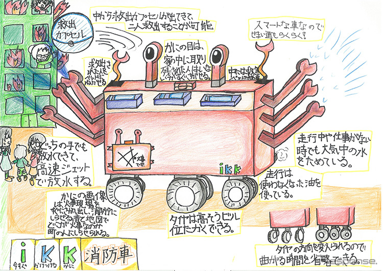 未来の消防車アイデアコンテスト ノミネート作品
