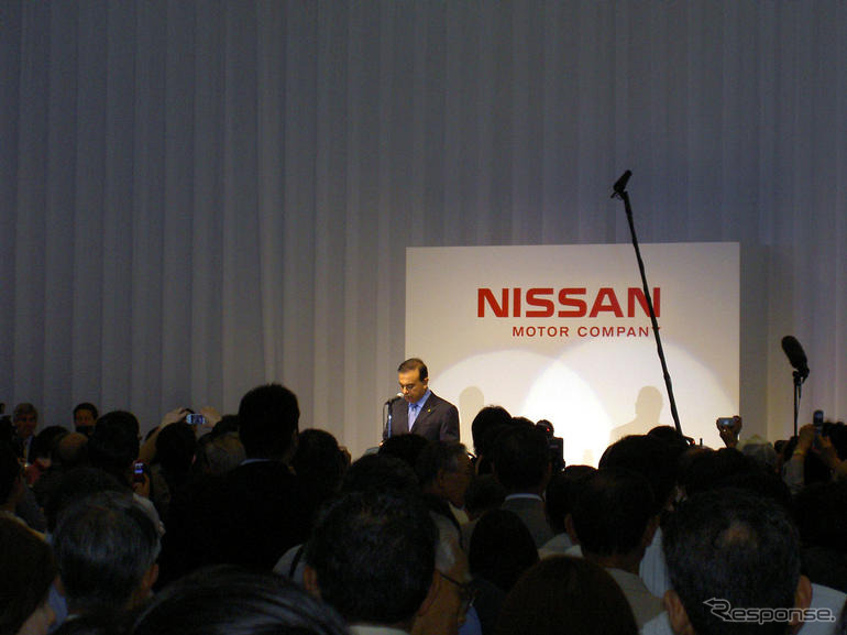 「信じてください」と繰り返す日産のゴーン社長