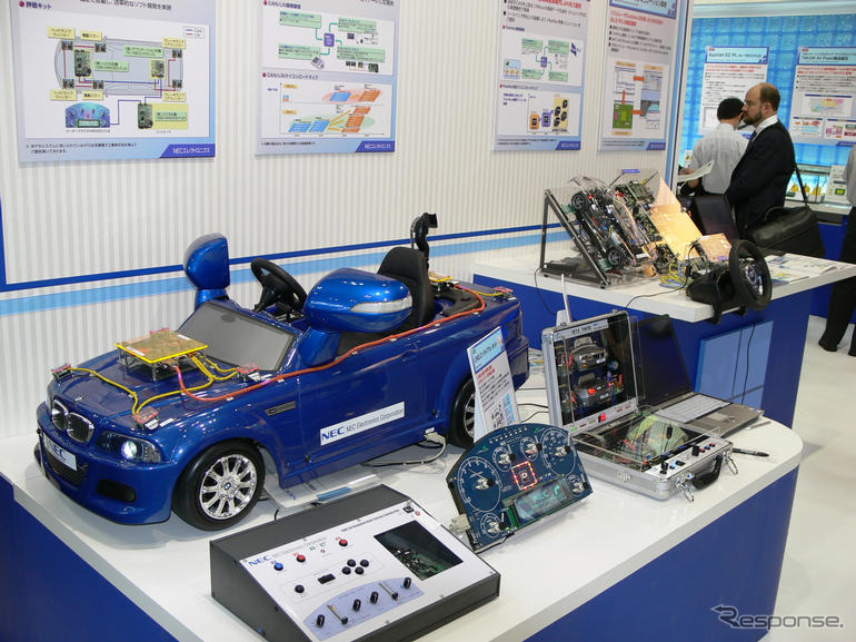 NECの子会社、小型のLINキットを初披露…組込みシステム開発技術展