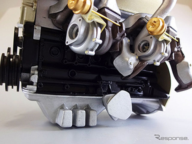 RB26DETTエンジン 6分の1スケールモデル