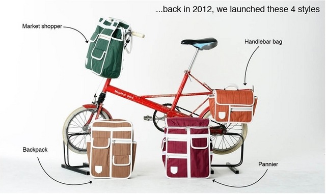 自転車用のバッグシリーズ「Goodordering Cycling bags2.0」