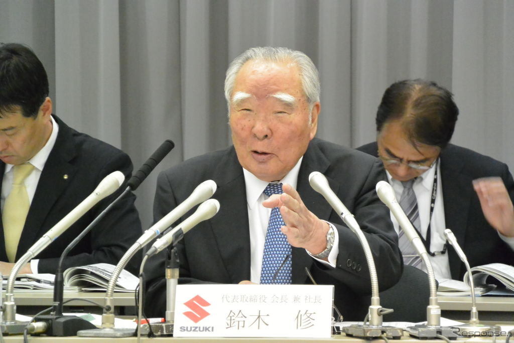 スズキ 鈴木修 会長兼社長