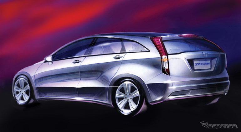 【ホンダ ストリーム 新型発表】デザイナーに必要なのは…デザイントーク