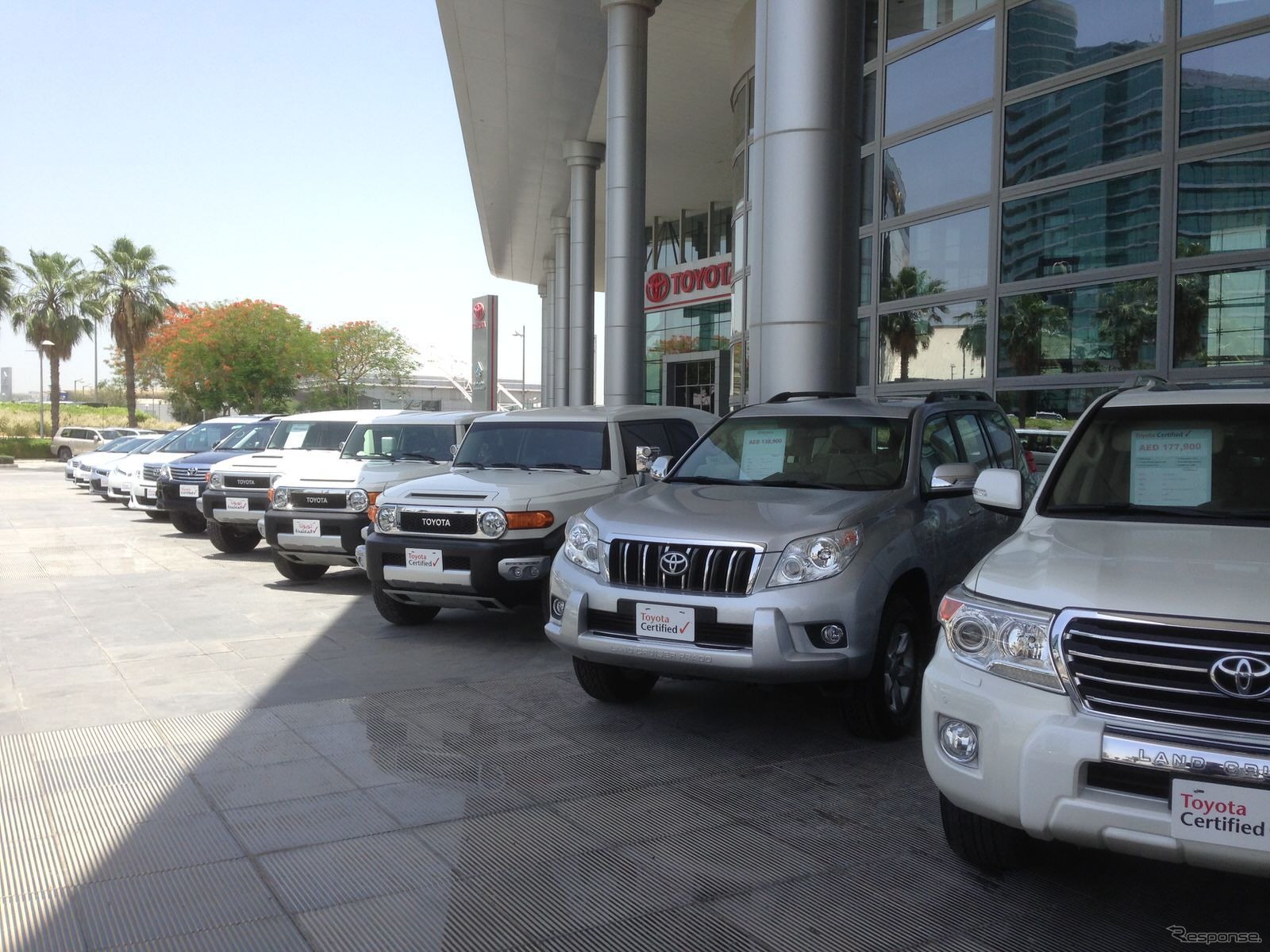 「Al-Futtaim」の経営するトヨタのショールーム