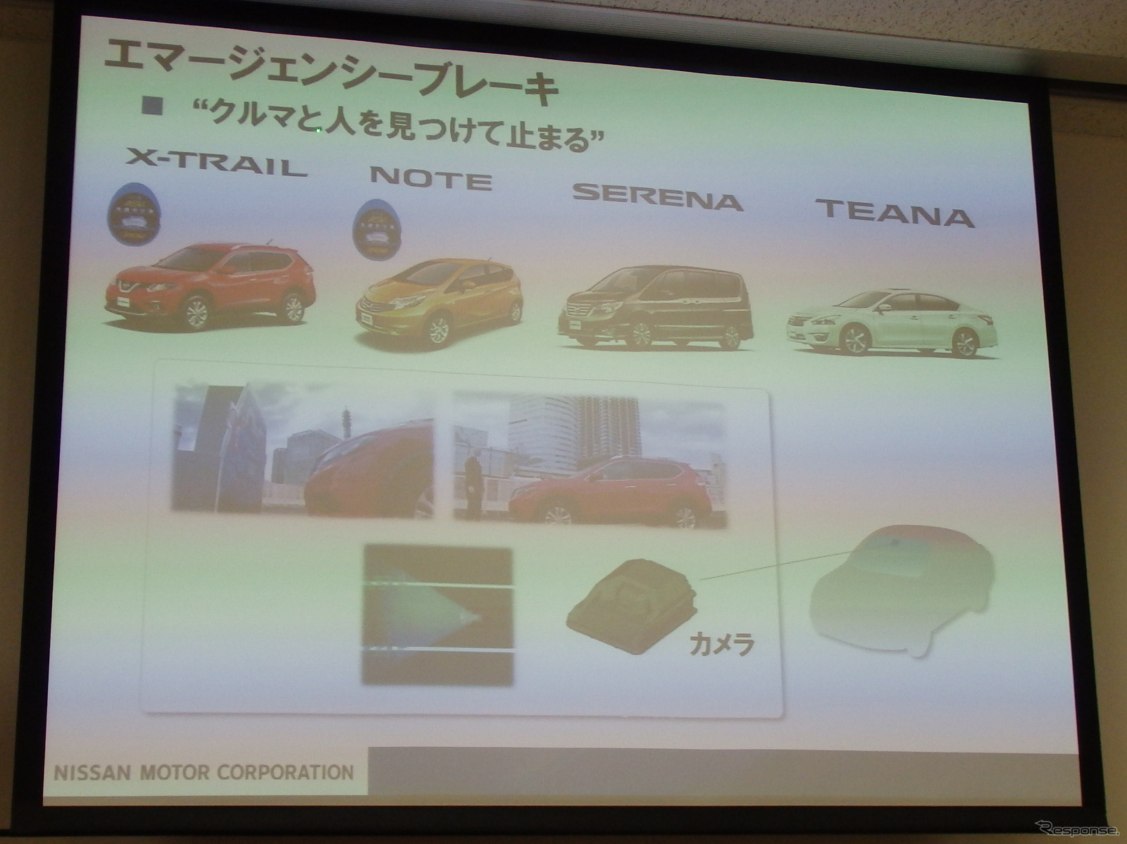 普及価格帯の量販モデルにもエマージェンシーブレーキを積極採用